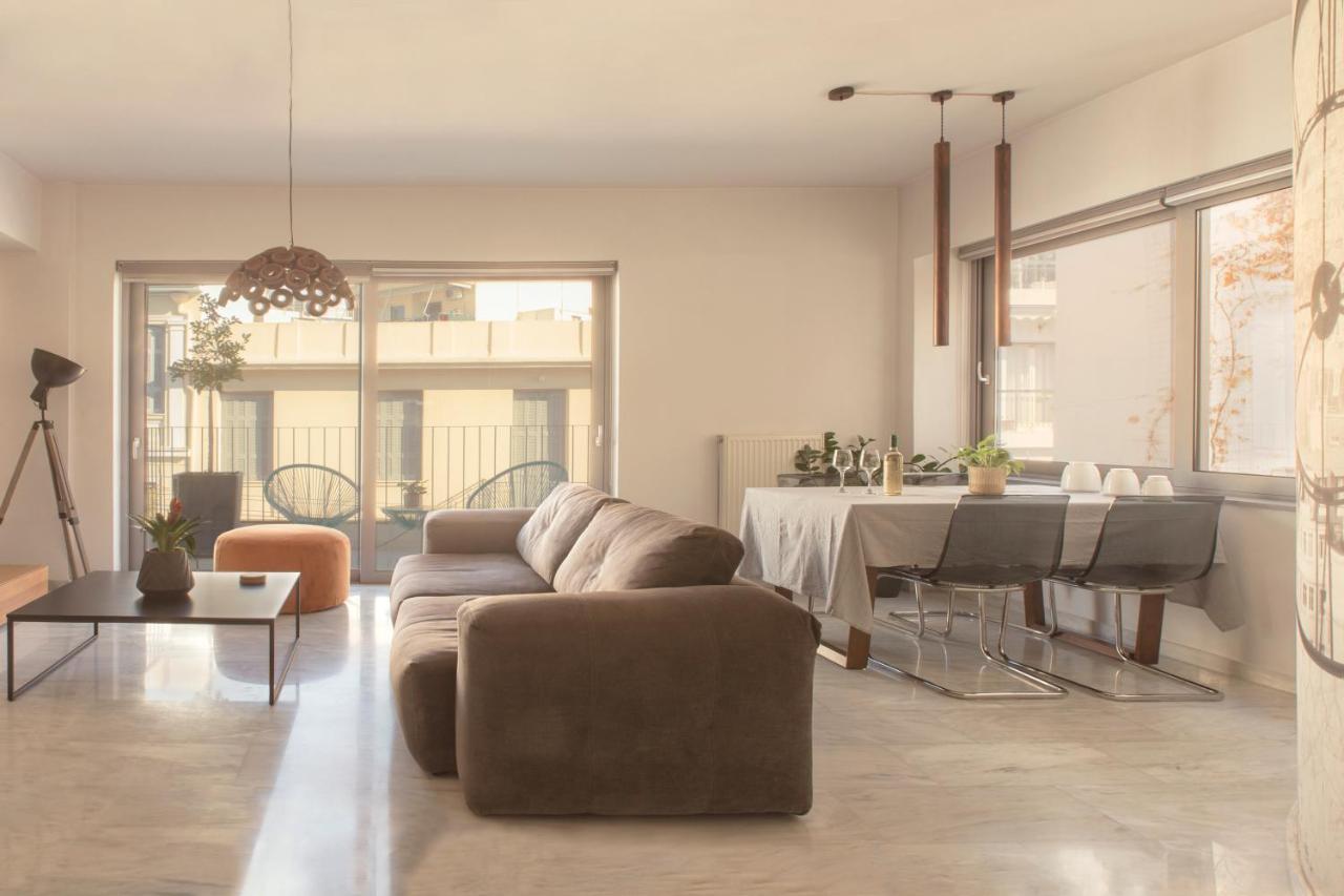 אתונה Luxury Apt With Parking-Living Stone Silver מראה חיצוני תמונה